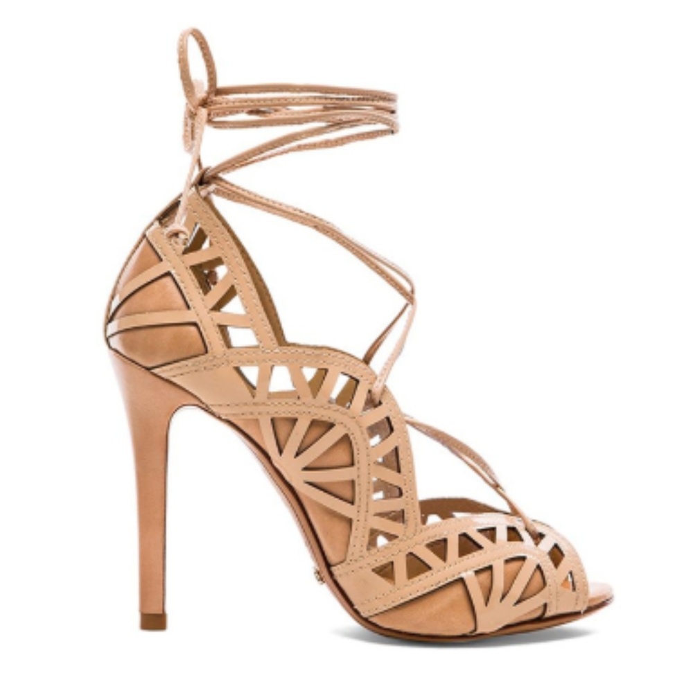 Schutz Dubianna Heel - 38.5-  Pale Peach